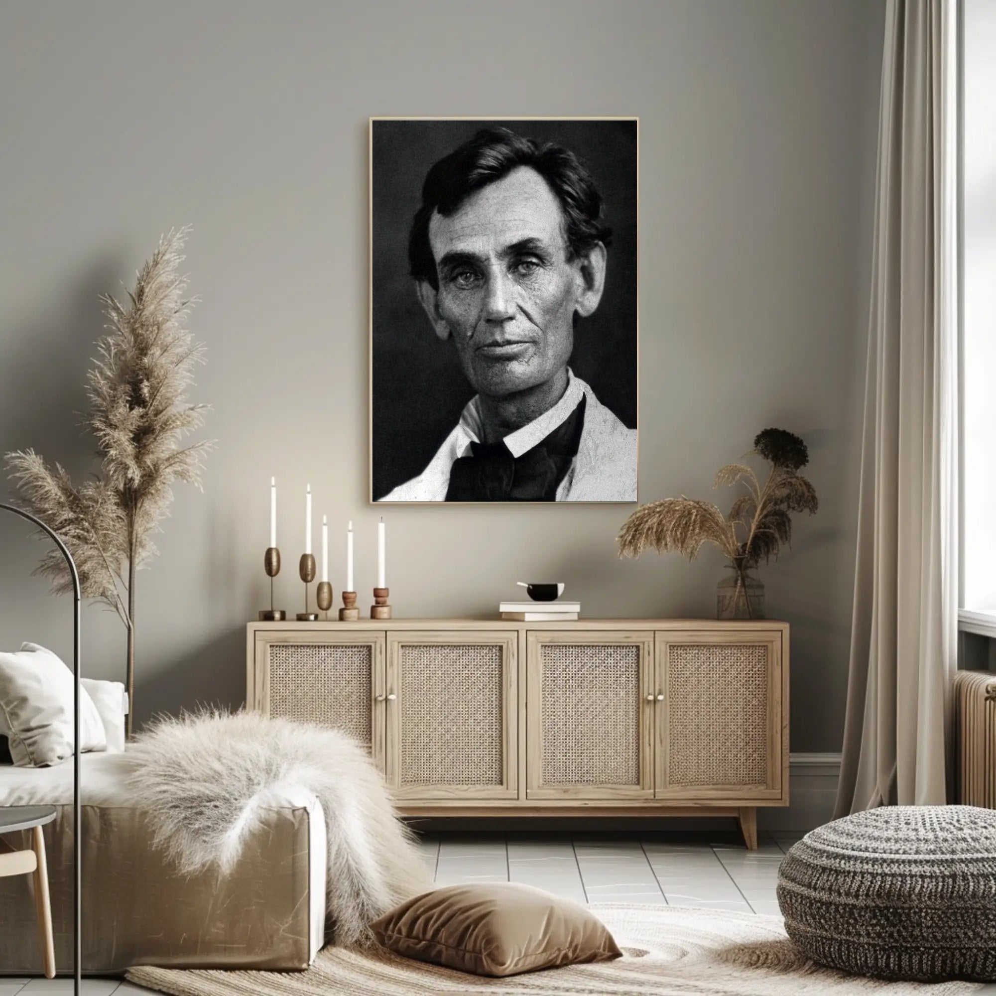 Abraham Lincoln Seated Formal Pose Poster Print PosterGoat