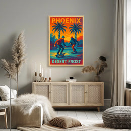Phoenix Desert Frost Poster