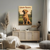 Labrador Retriever Portrait Poster