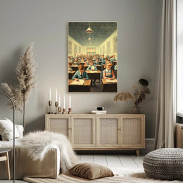 Classroom of the Past Poster