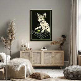 Dj Cat Vibes Poster