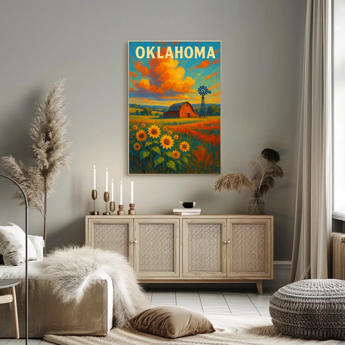 Oklahoma Countryside Poster