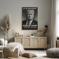 Donald Trump 47th President Poster