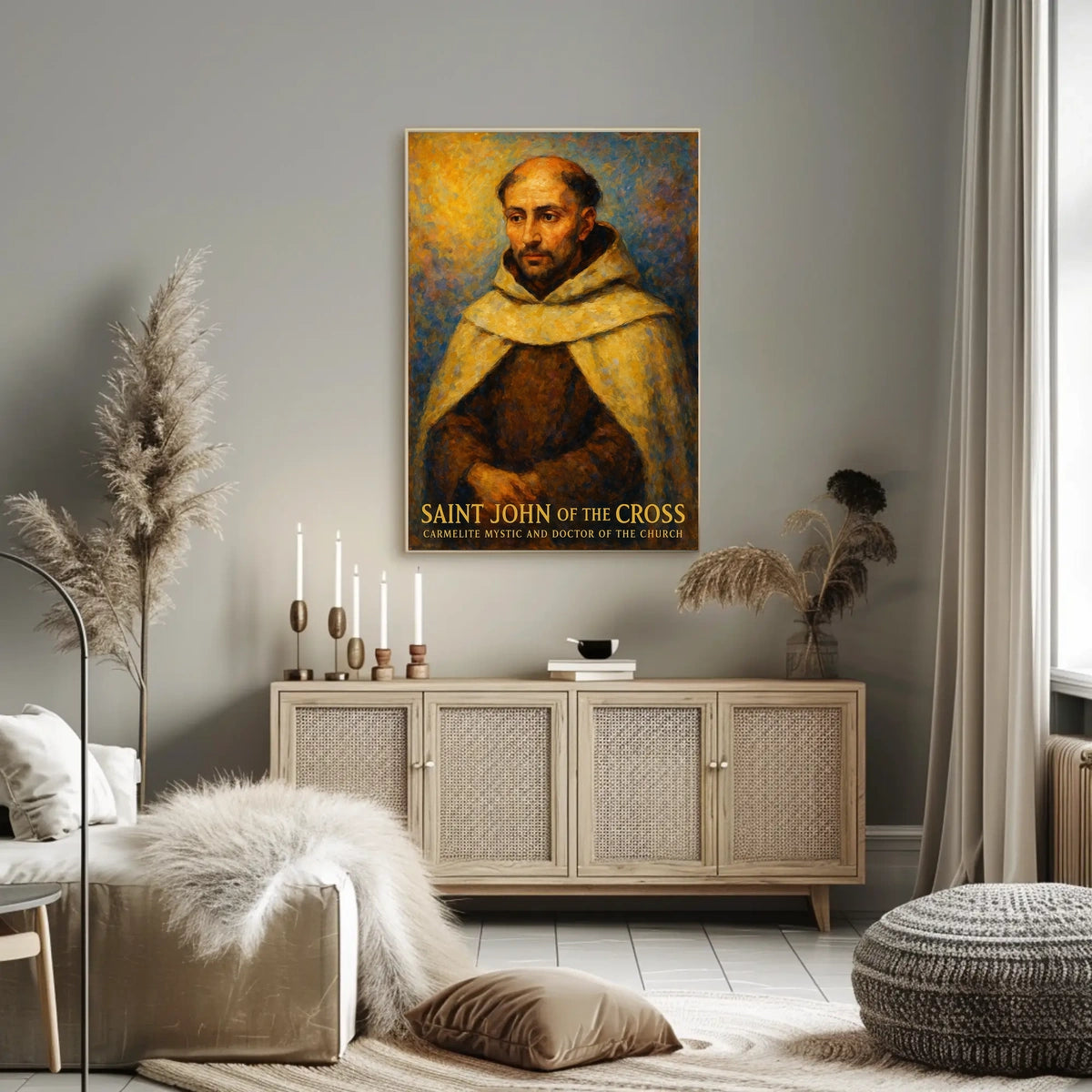 Saint John of the Cross Carmelite Mystic Poster