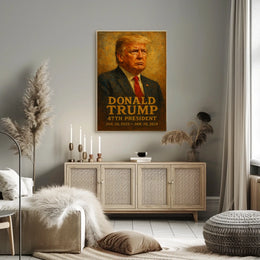 Donald Trump 47Th President Poster