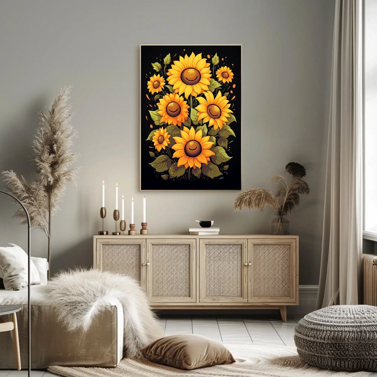 Sunflower Symphony Poster