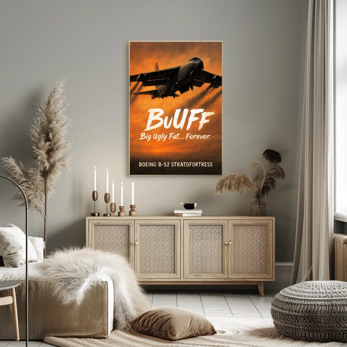 BUFF - Boeing B-52 Stratofortress Poster