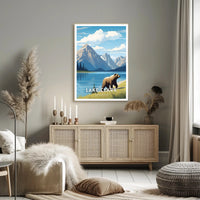Lake Clark National Park Scenic Poster Print