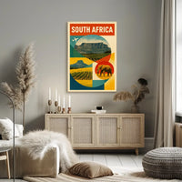 Discover South Africa Travel Inspiration Poster