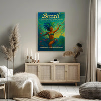Brazil A Tapestry Of Culture And Poster