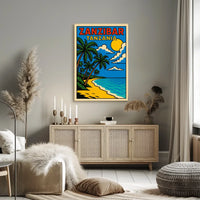 Abstract Tanzania Art Poster