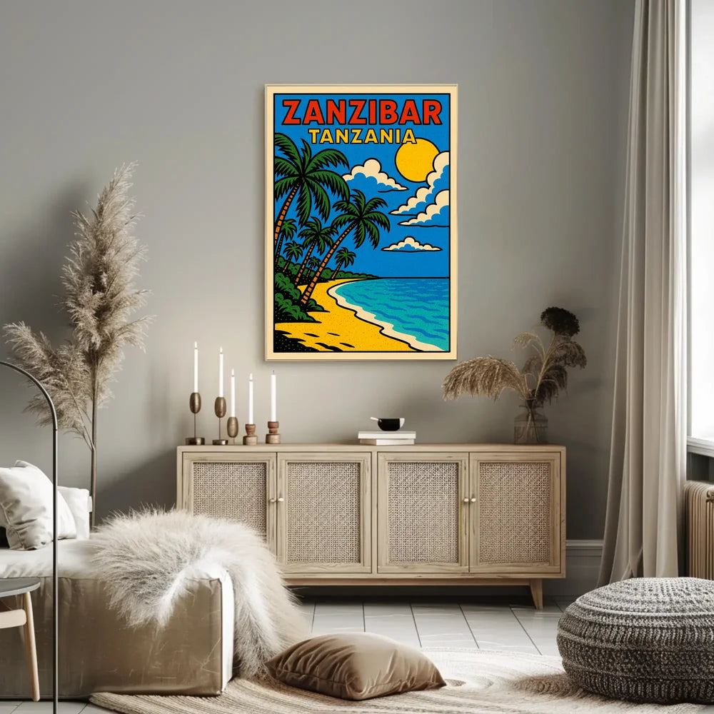 Abstract Tanzania Art Poster