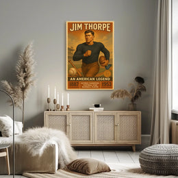 Jim Thorpe The Ultimate Sports Legend Poster