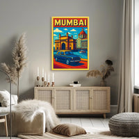 Mumbai A Vibrant Cityscape Poster