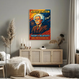 Albert Einstein Theory Of Relativity Poster
