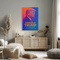 Trump Visionary Futurism Patriot Poster
