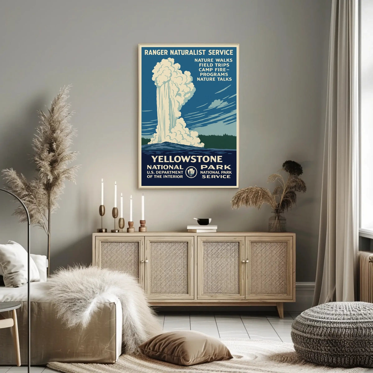 Yellowstone National Park Poster
