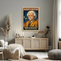 Albert Einstein Theory Of Relativity Poster