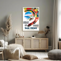 International Circuits in San Remo Poster