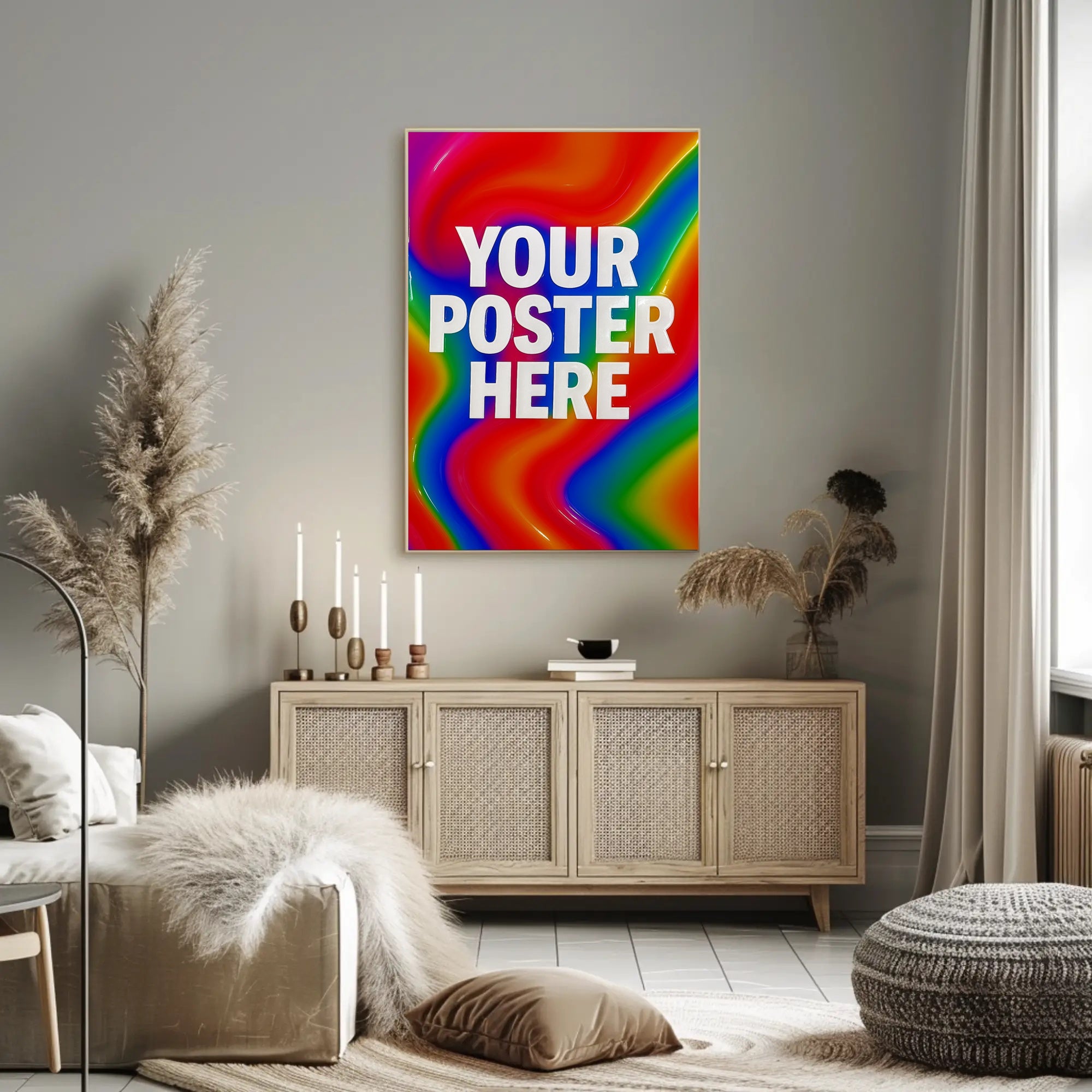 Vibrant Design Template Poster PosterGoat