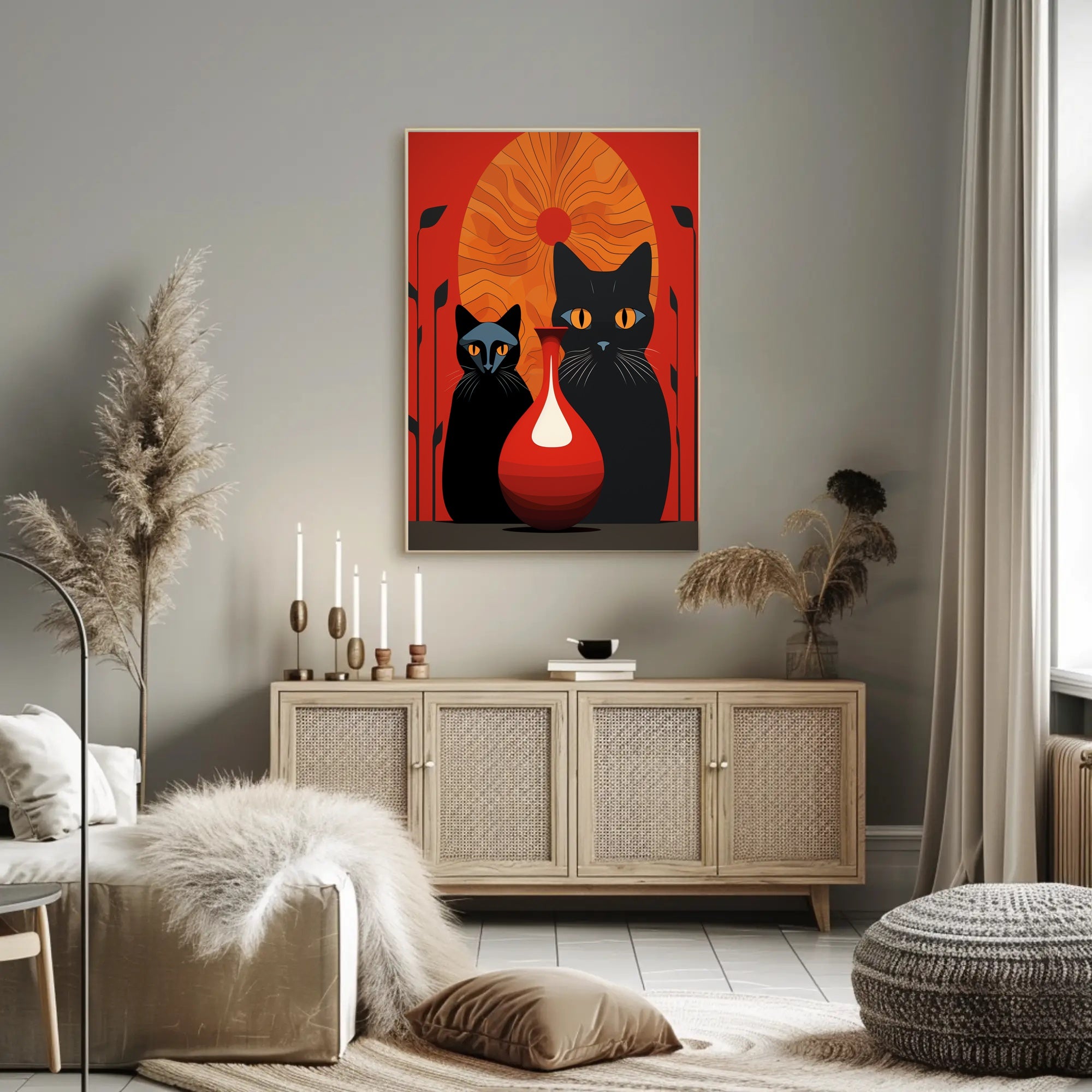 Feline Elegance Poster