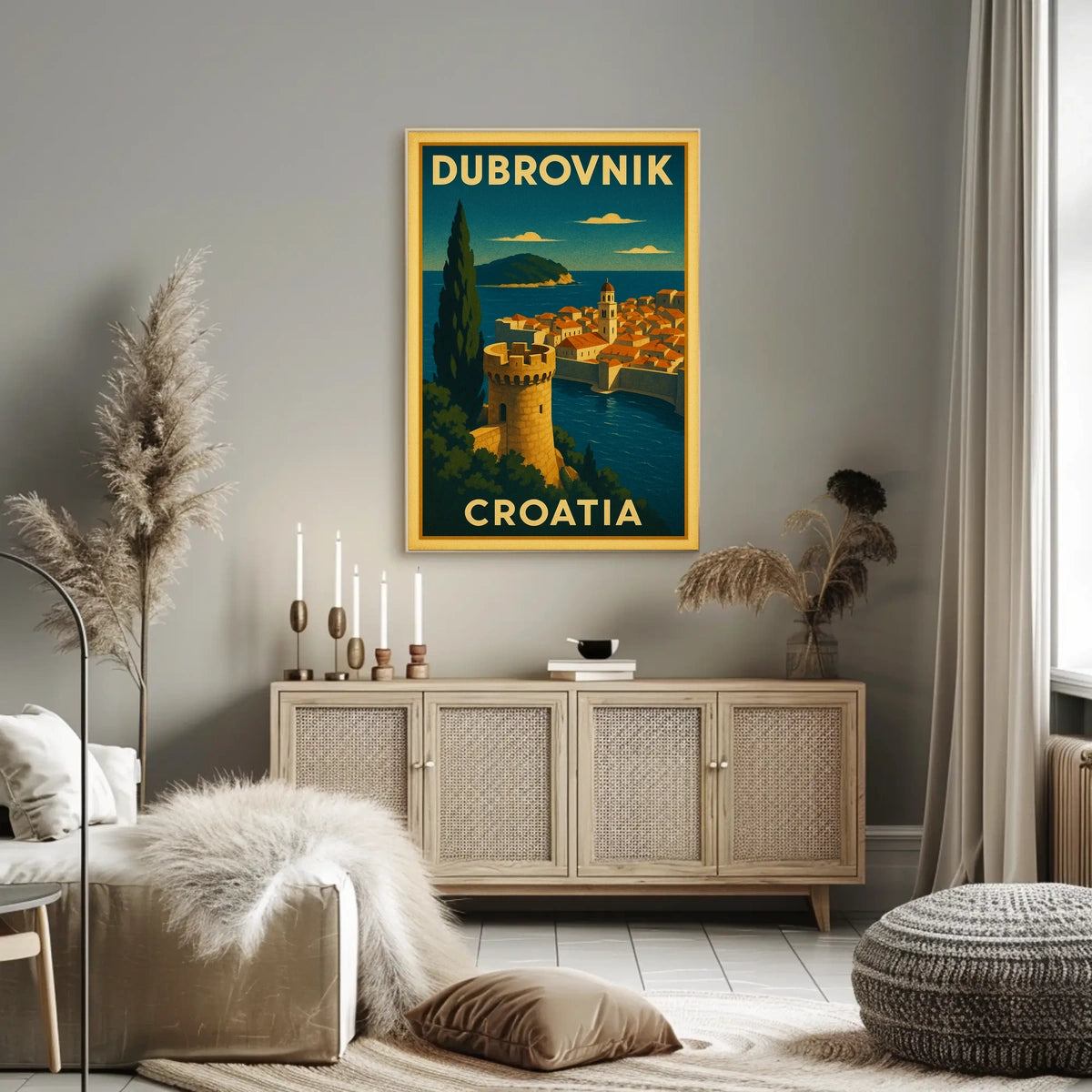 Discover Dubrovnik Poster