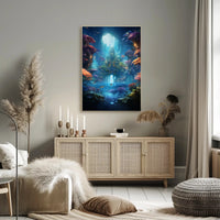 Enchanted Underwater City Poster