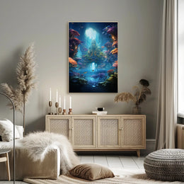 Enchanted Underwater City Poster
