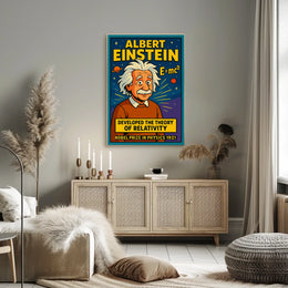 Albert Einstein Theory Of Relativity Poster