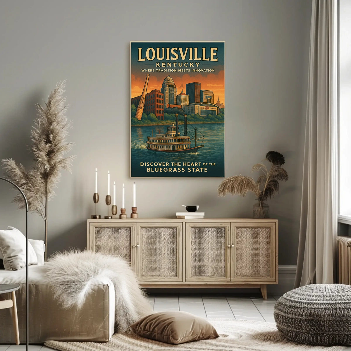 Louisville, Kentucky Where Tradition Meets Innovation Poster