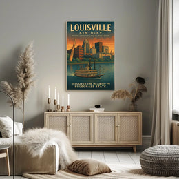 Louisville, Kentucky Where Tradition Meets Innovation Poster