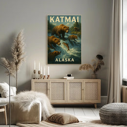 Katmai National Park Alaska Poster