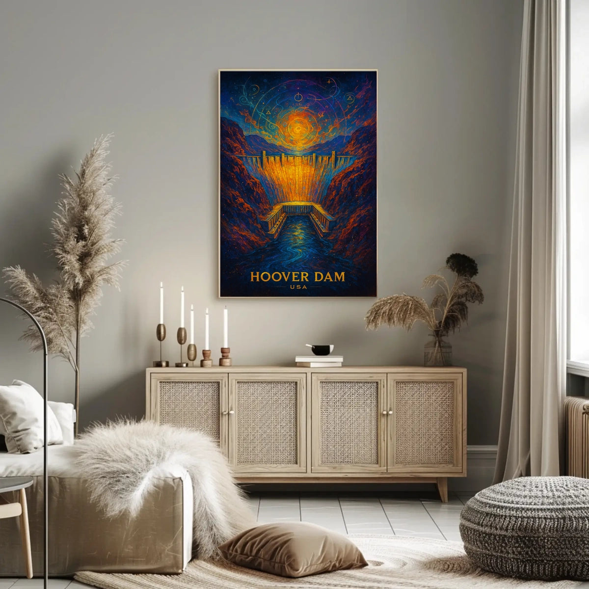 Hoover Dam USA Poster