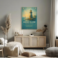 Rhode Island Ocean State Poster