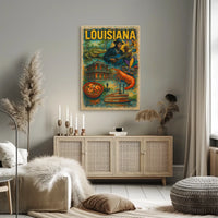Louisiana Culture and Heritage Poster