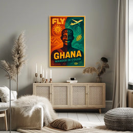Fly Ghana Wander In Color Poster