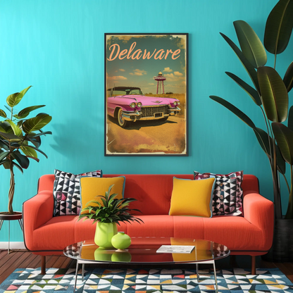 Classic Delaware Drive Poster