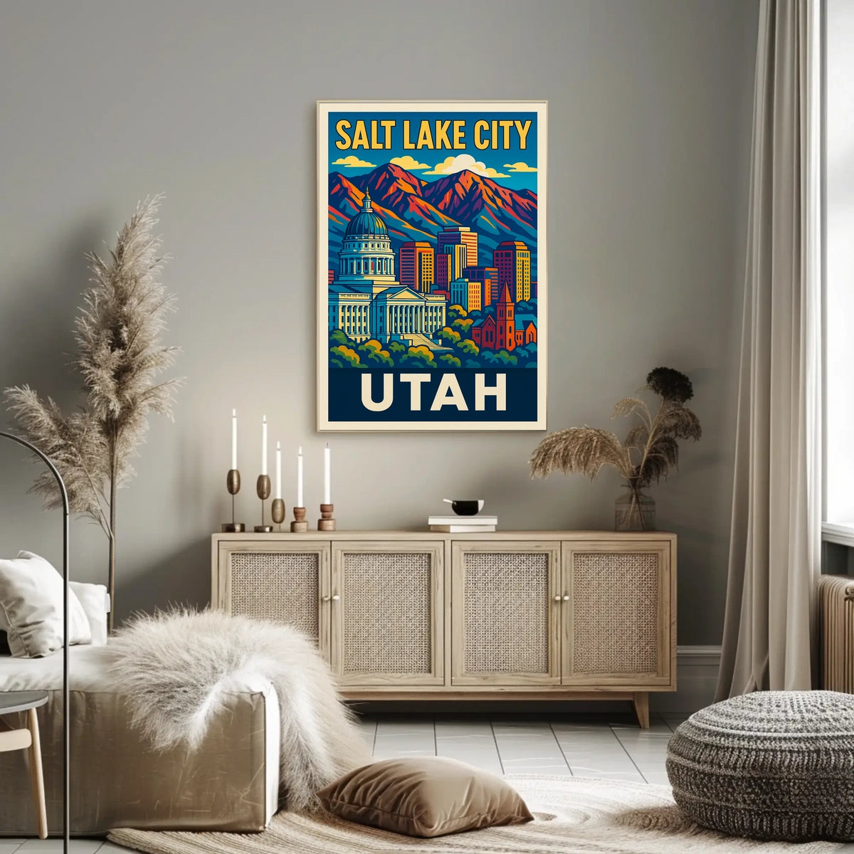 Salt Lake City Utah Poster