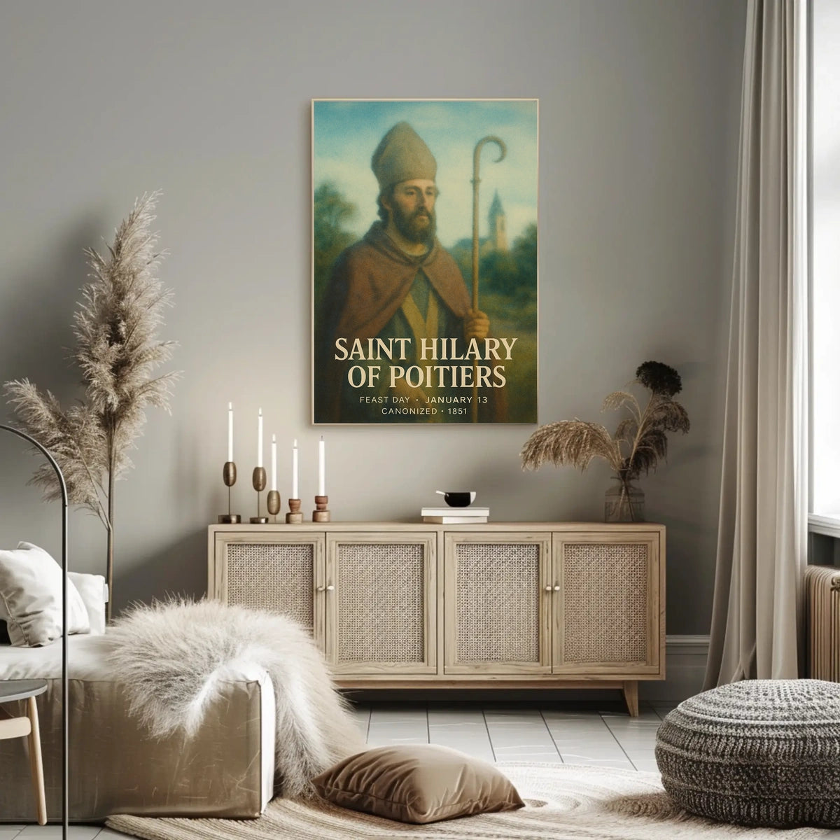 Saint Hilary Of Poitiers Poster