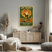 Jim Thorpe The Greatest Athlete of All Time Jim Thorpe Poster