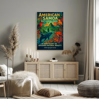 American Samoa Sext National Park Poster