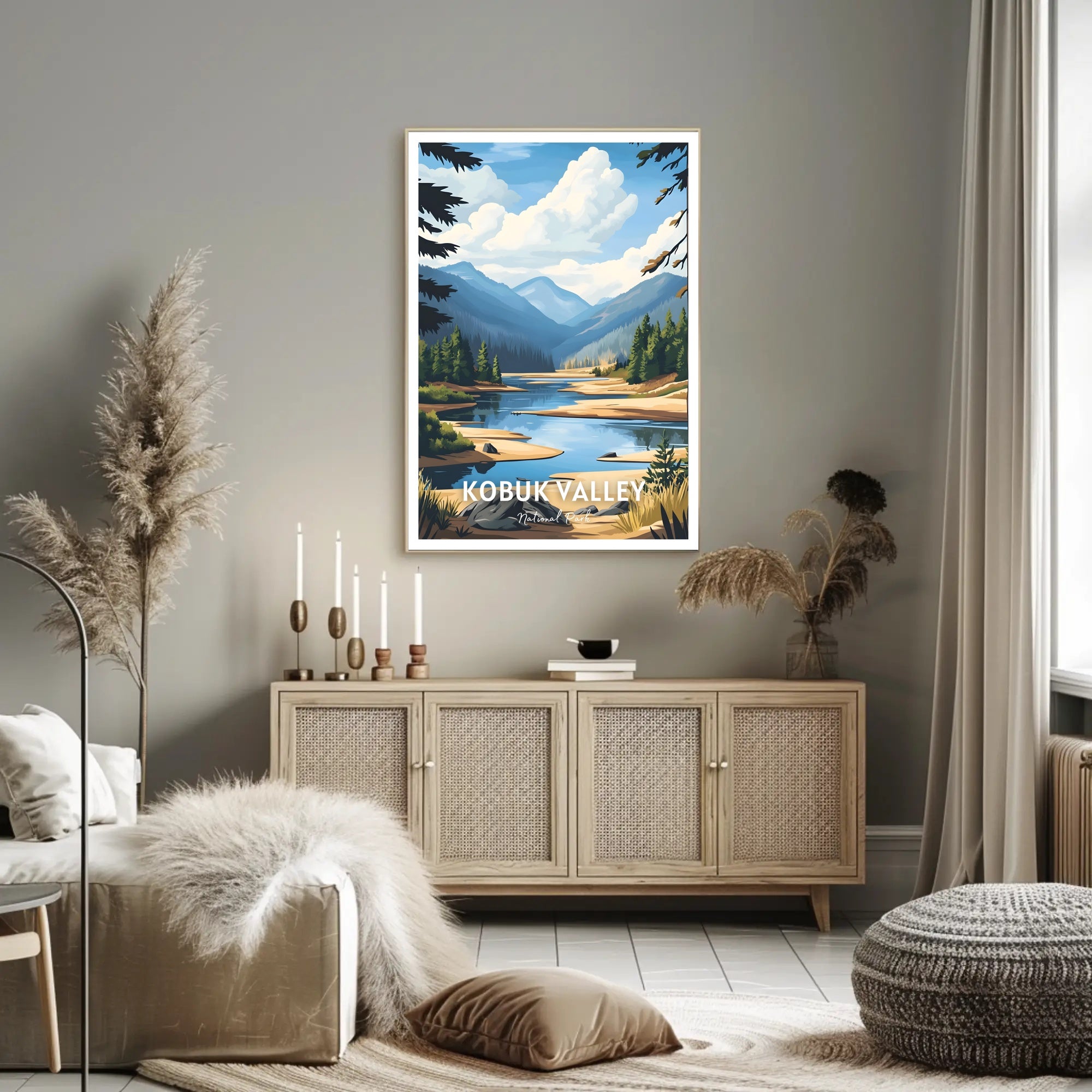 Kobuk Valley National Park Scenic Poster