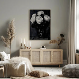Elegant Impressionistic Floral Painting Art Poster PosterGoat