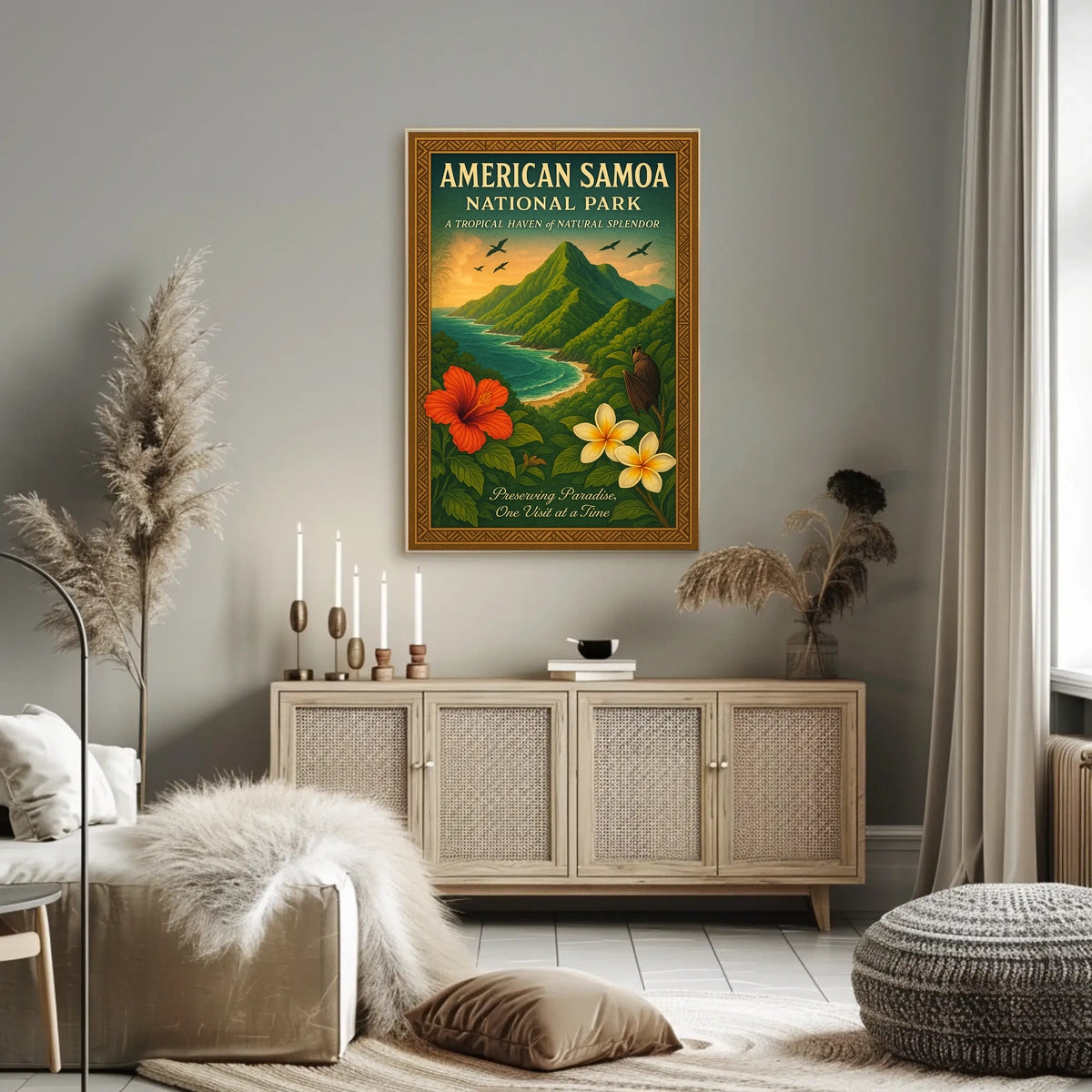 American Samoa National Park: A Tropical Haven Poster