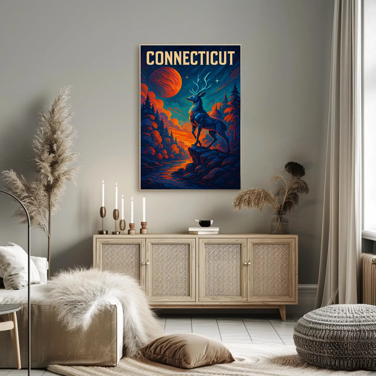 Majestic Connecticut Poster