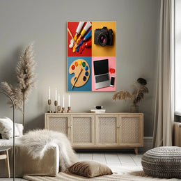 Creative Expression Infusion Artistic Poster