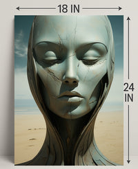 Ethereal Serenity In The Desert Poster