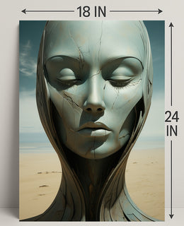 Ethereal Serenity In The Desert Poster