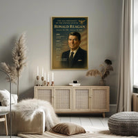 Ronald Reagan Vintage Patriotic Historical or Presidential Poster