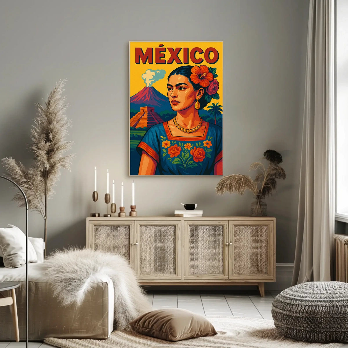 México Cultural Heritage Poster